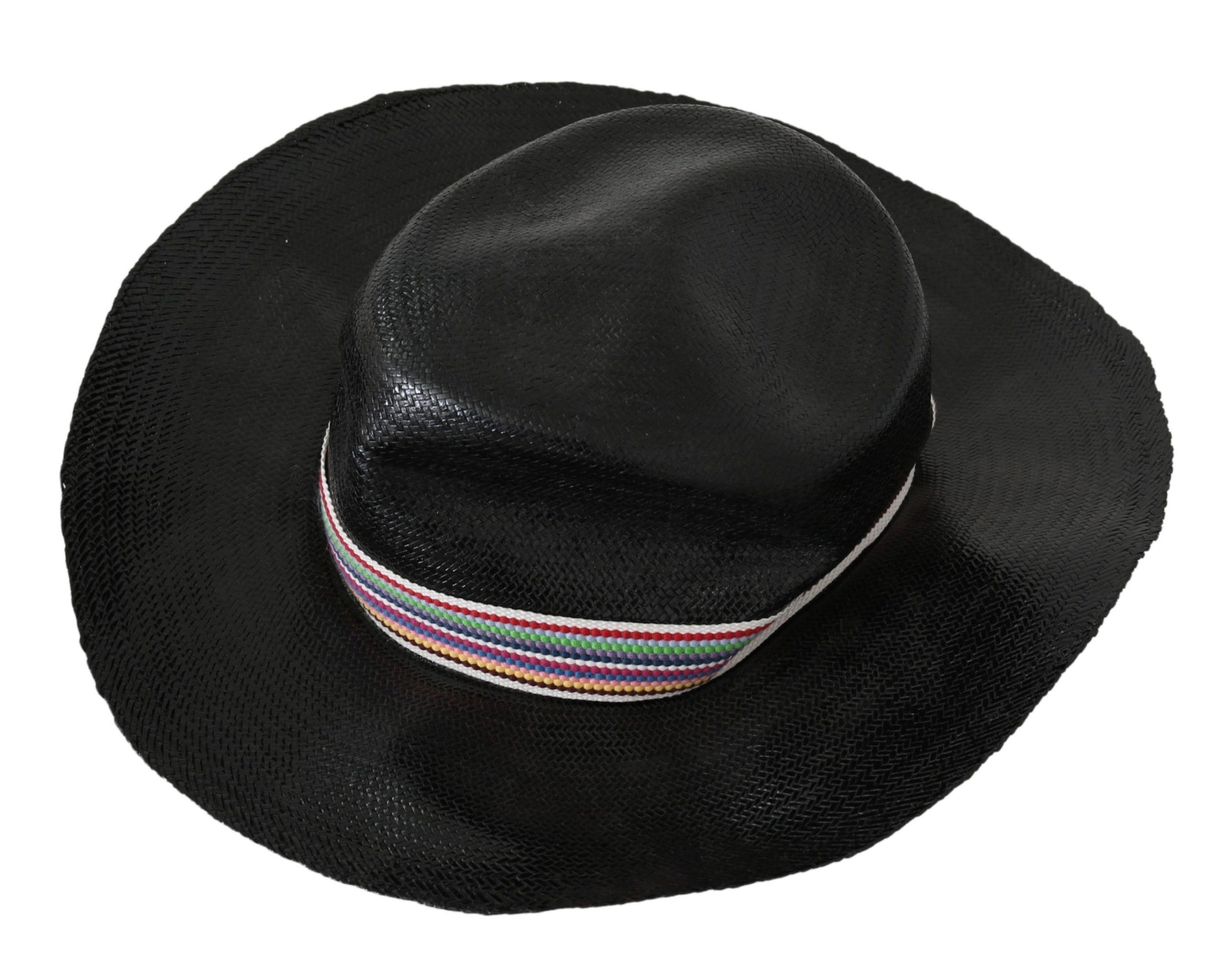 Costume National Chic Black Floppy Hat - Timeless Elegance - 58 cm|M