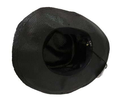 Costume National Chic Black Floppy Hat - Timeless Elegance - 58 cm|M