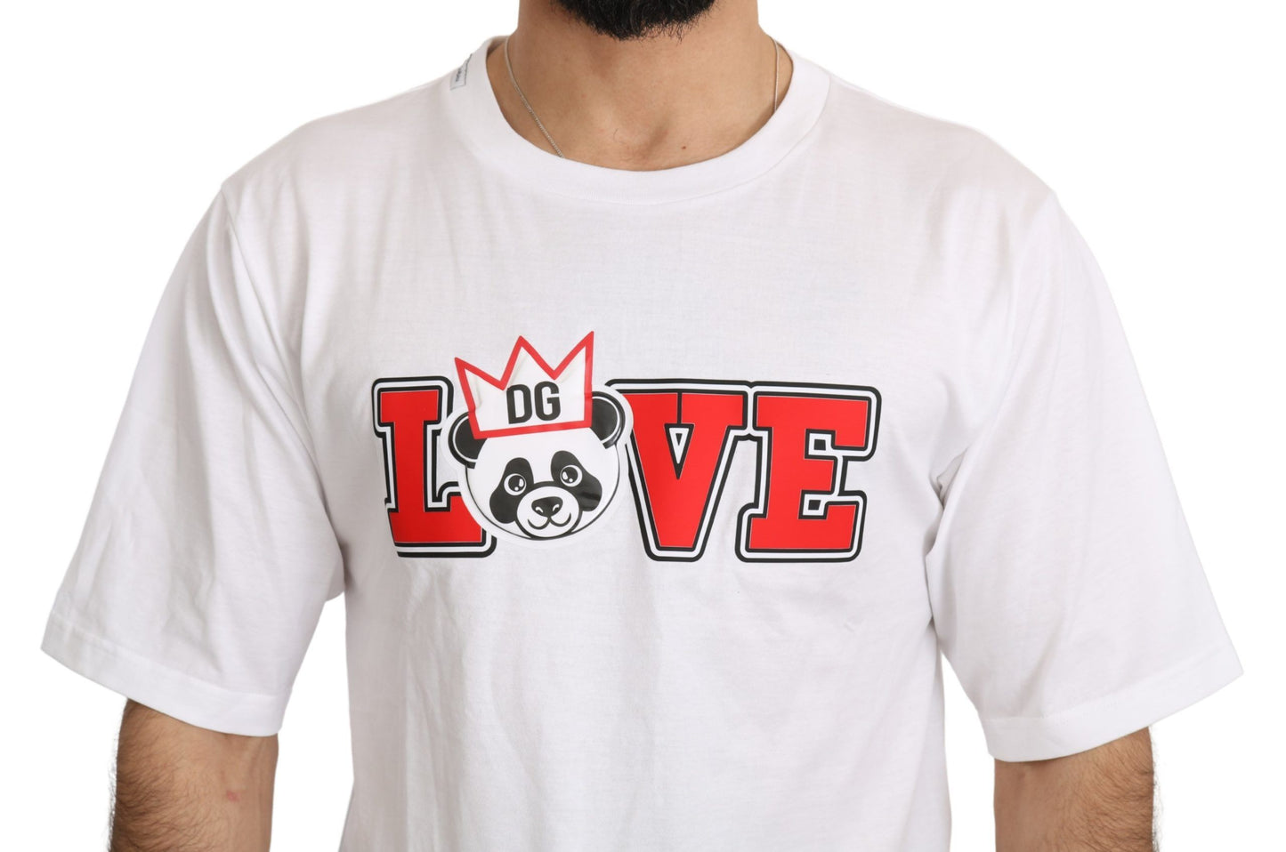 Dolce & Gabbana Panda Love Slim Fit Crewneck Tee - IT44 | XS