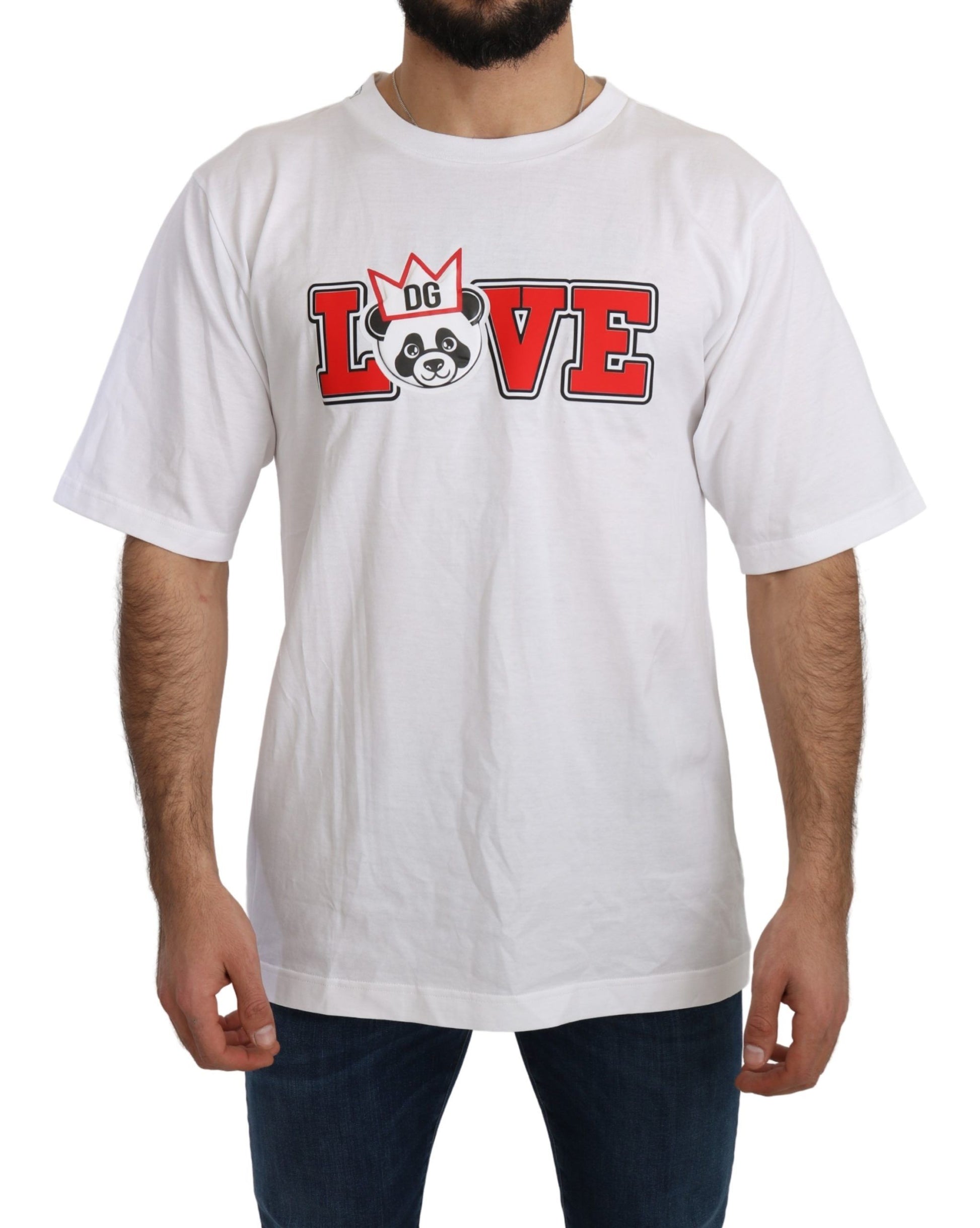 Dolce & Gabbana Panda Love Slim Fit Crewneck Tee - IT44 | XS