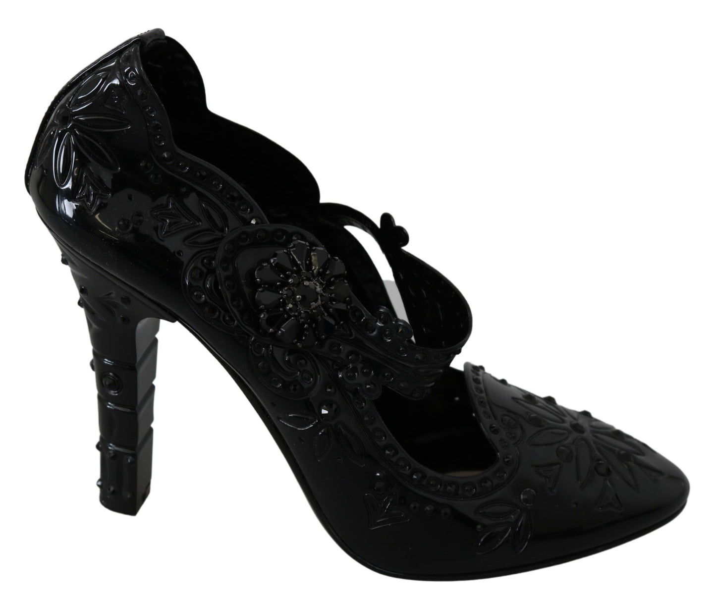 Dolce & Gabbana Elegant Crystal Embellished Cinderella Pumps - EU39/US8.5