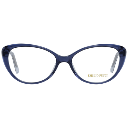 Emilio Pucci Chic Blue Full-Rim Designer Women’s Eyewear