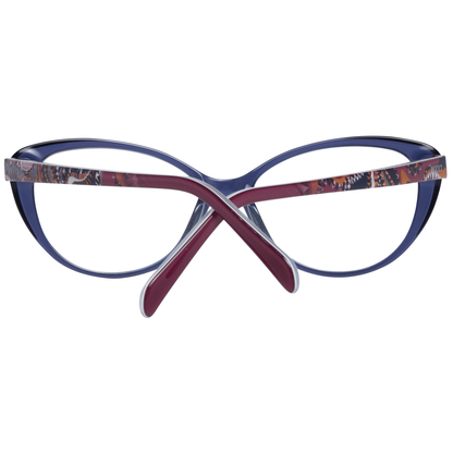 Emilio Pucci Chic Blue Full-Rim Designer Women’s Eyewear