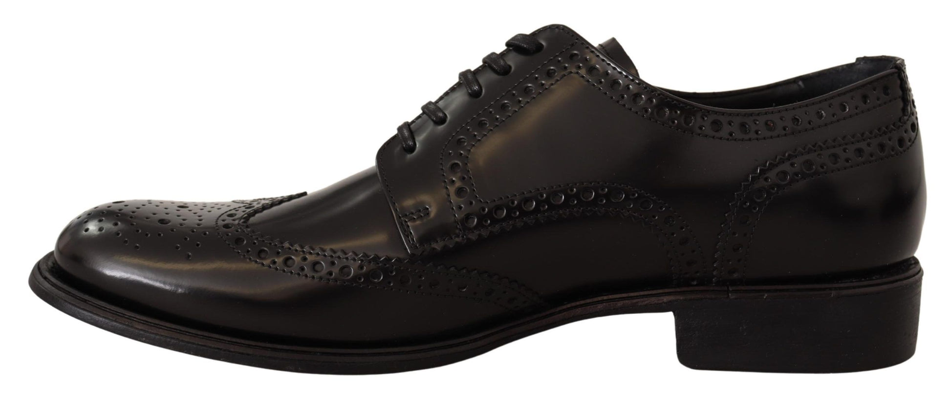 Dolce & Gabbana Elegant Wingtip Derby Oxford Shoes - EU39/US6