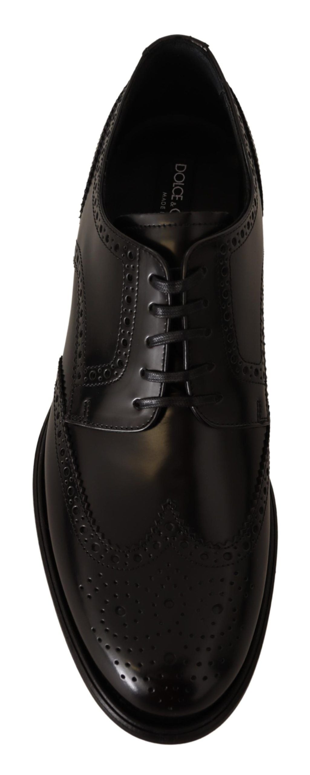 Dolce & Gabbana Elegant Wingtip Derby Oxford Shoes - EU39/US6