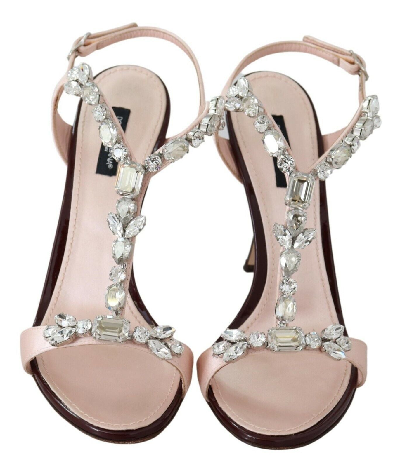 Dolce & Gabbana Crystal-Embellished Stiletto Sandals - EU37.5/US7