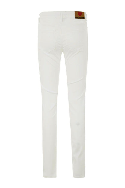 Love Moschino White Cotton Women’s Jeans - W30