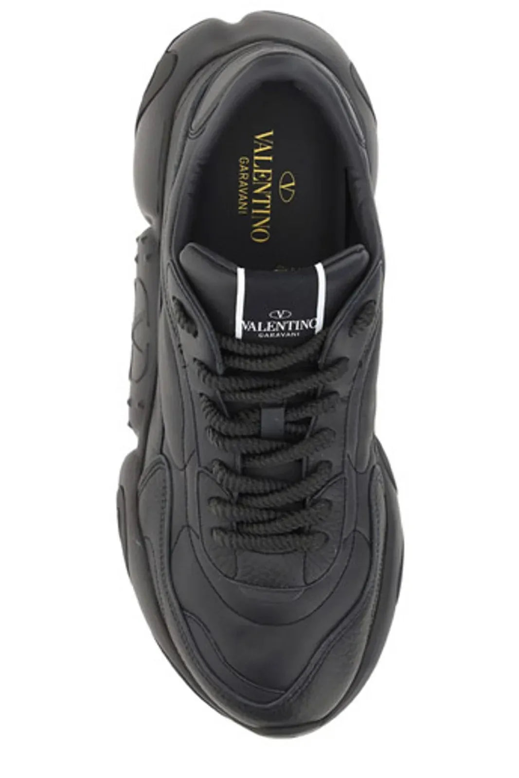 Valentino Elevated Elegance Low-Top Leather Sneakers - EU40/US7