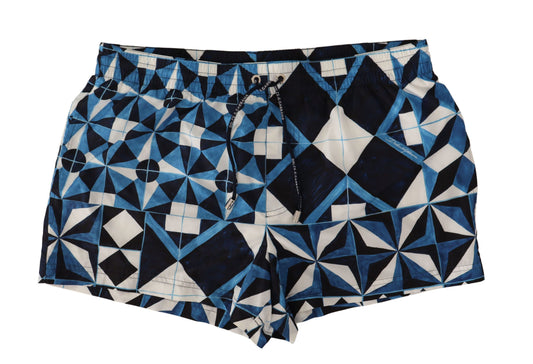 Dolce & Gabbana Majestic Majolica Print Swim Trunks - IT4 | S