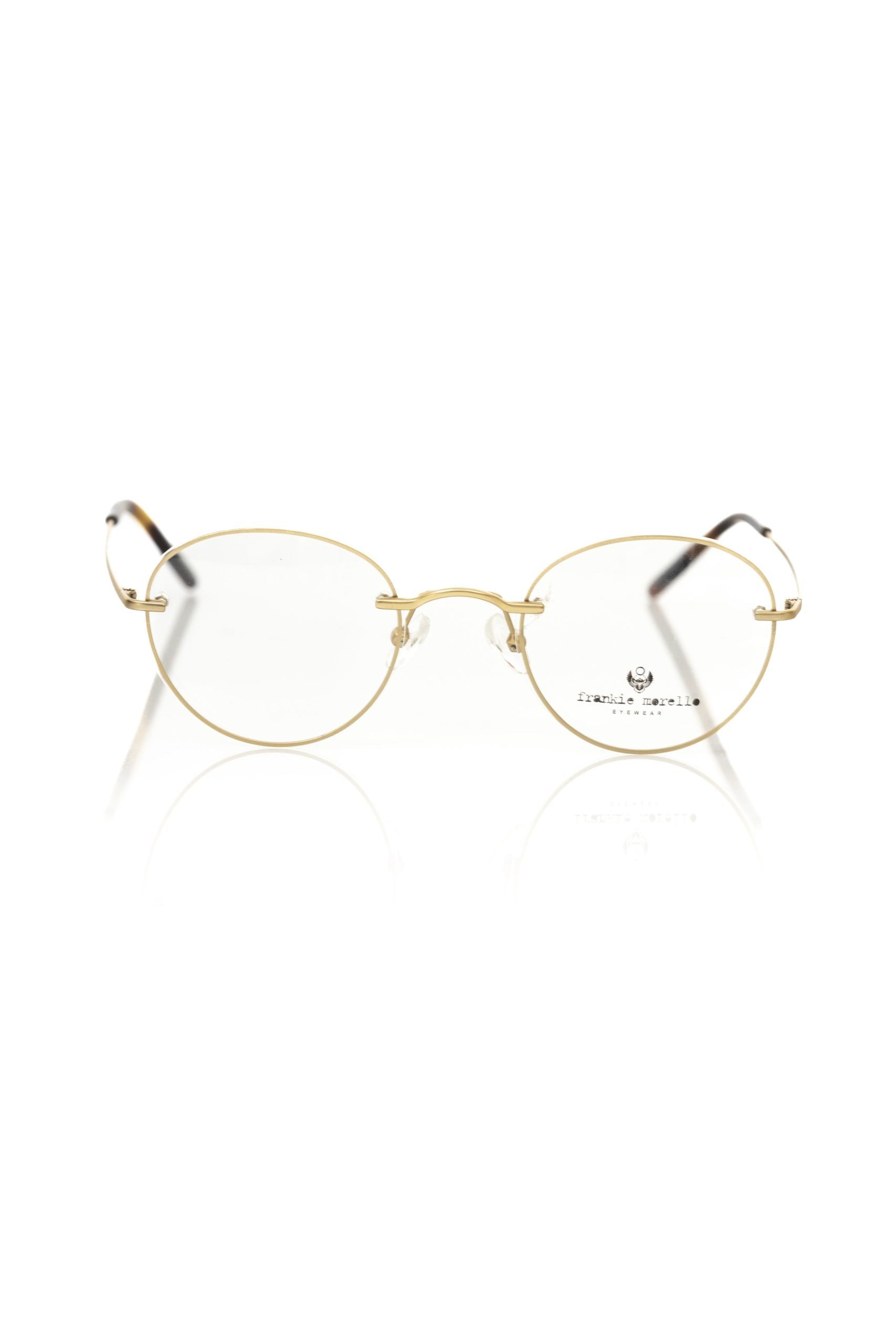 Frankie Morello Gold Metallic Unisex Frame