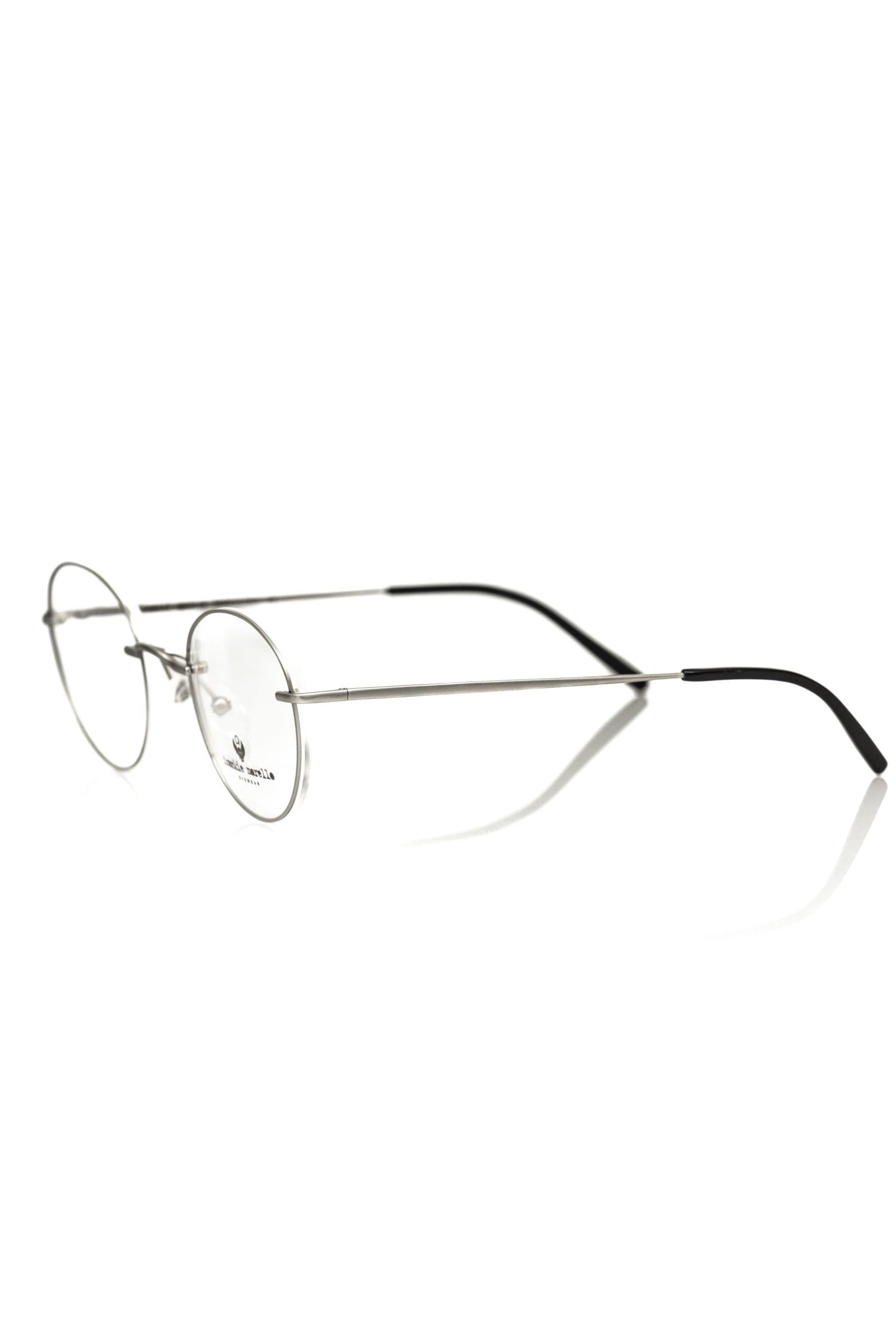 Frankie Morello ’Silver Metallic Unisex Eyeglass Frame’