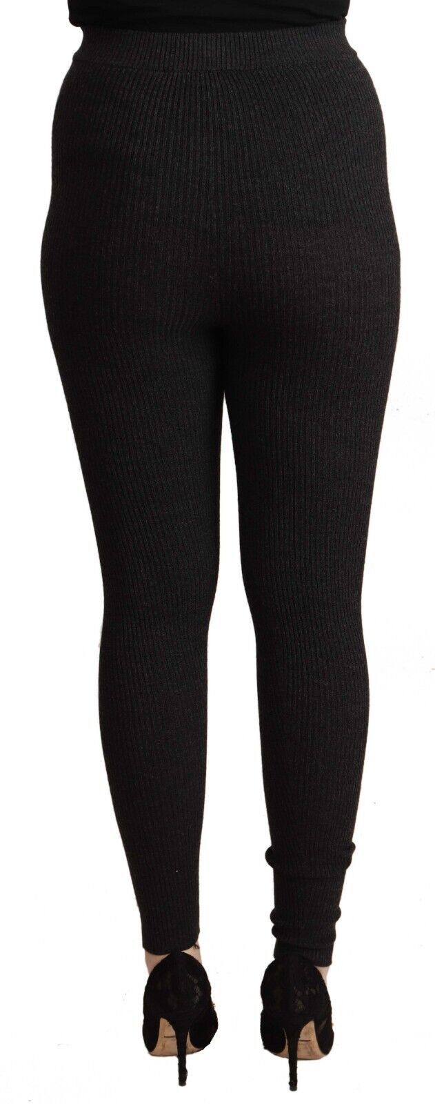 Dolce & Gabbana Elegant High-Waist Wool Tights Pants