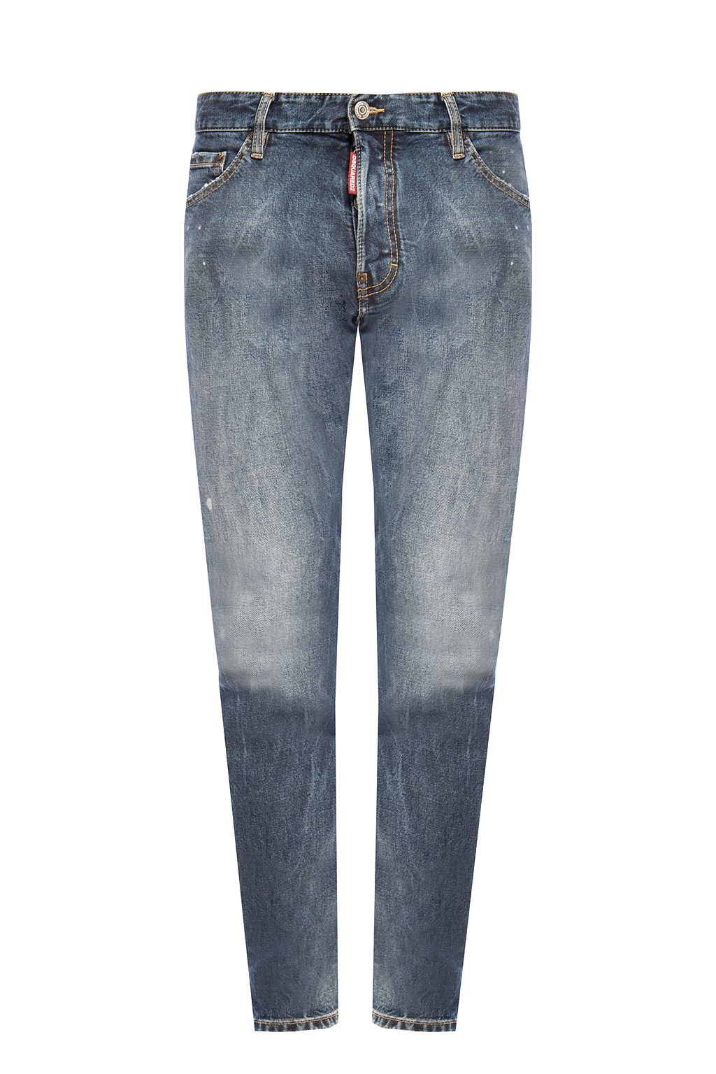 Dsquared² Navy Distressed ’Cool Guy Jean’ Denim Pants