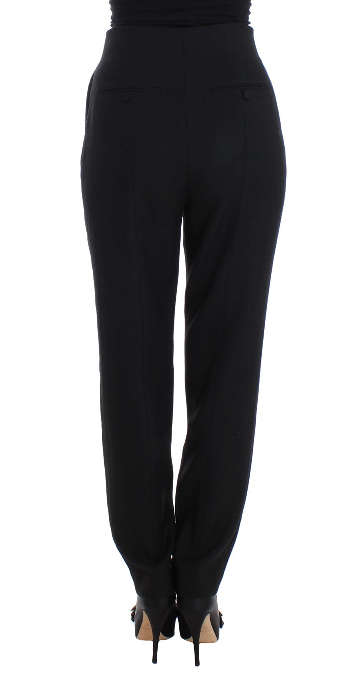 KAALE SUKTAE Elegant High-Waist Black Pants - IT40|S