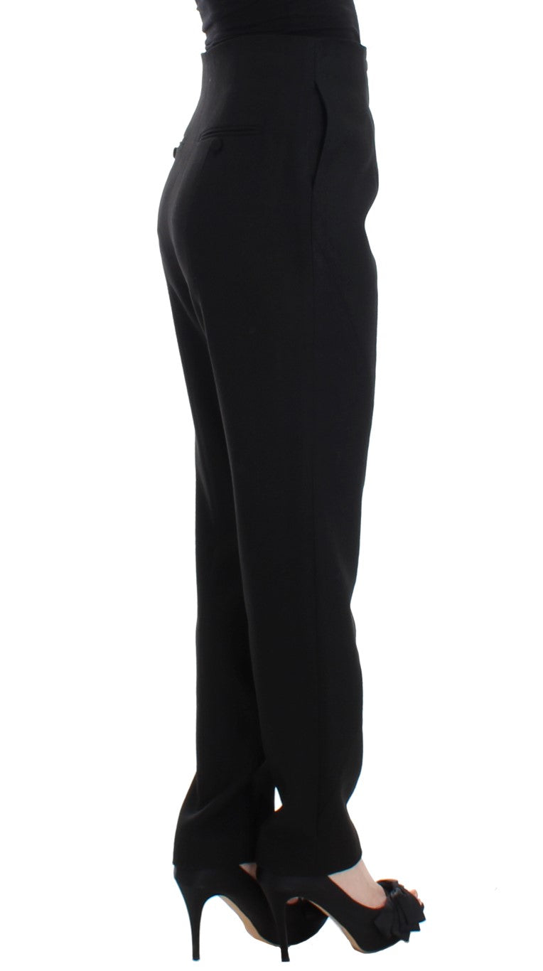 KAALE SUKTAE Elegant High-Waist Black Pants - IT40|S