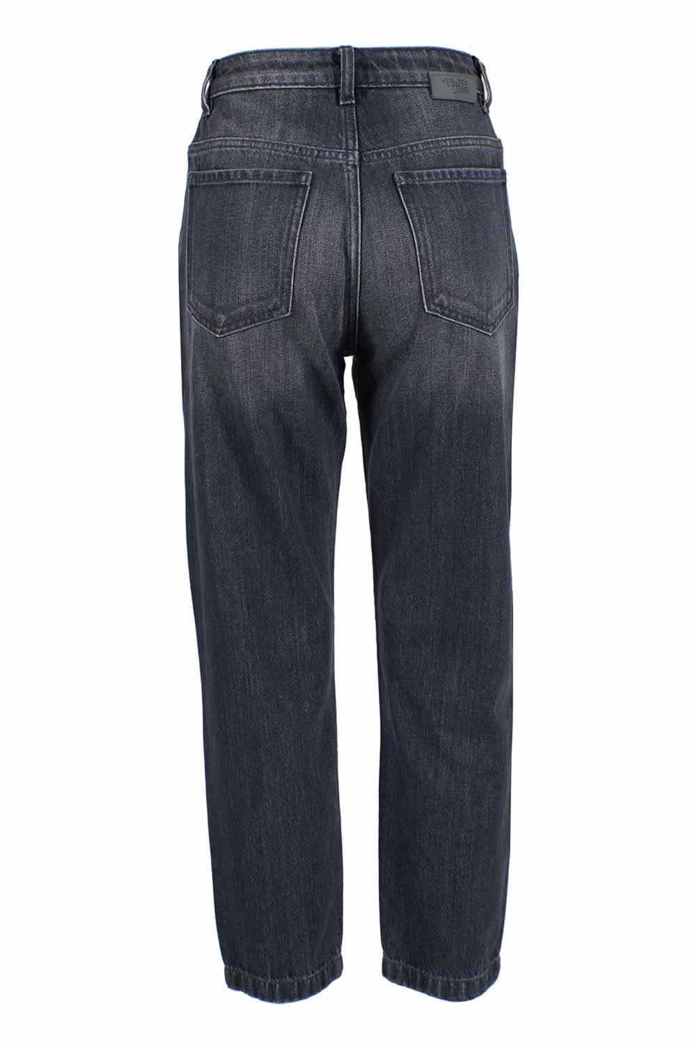 Yes Zee Black Cotton Women’s High-Waisted Jeans