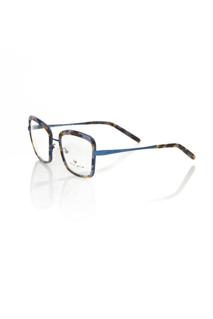 Frankie Morello Blue Metallic Women's Eyeglass Frame