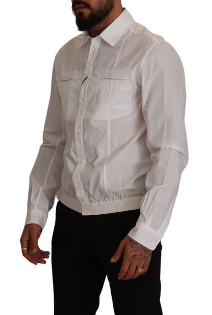 Dolce & Gabbana Elegant Italian White Cotton Shirt