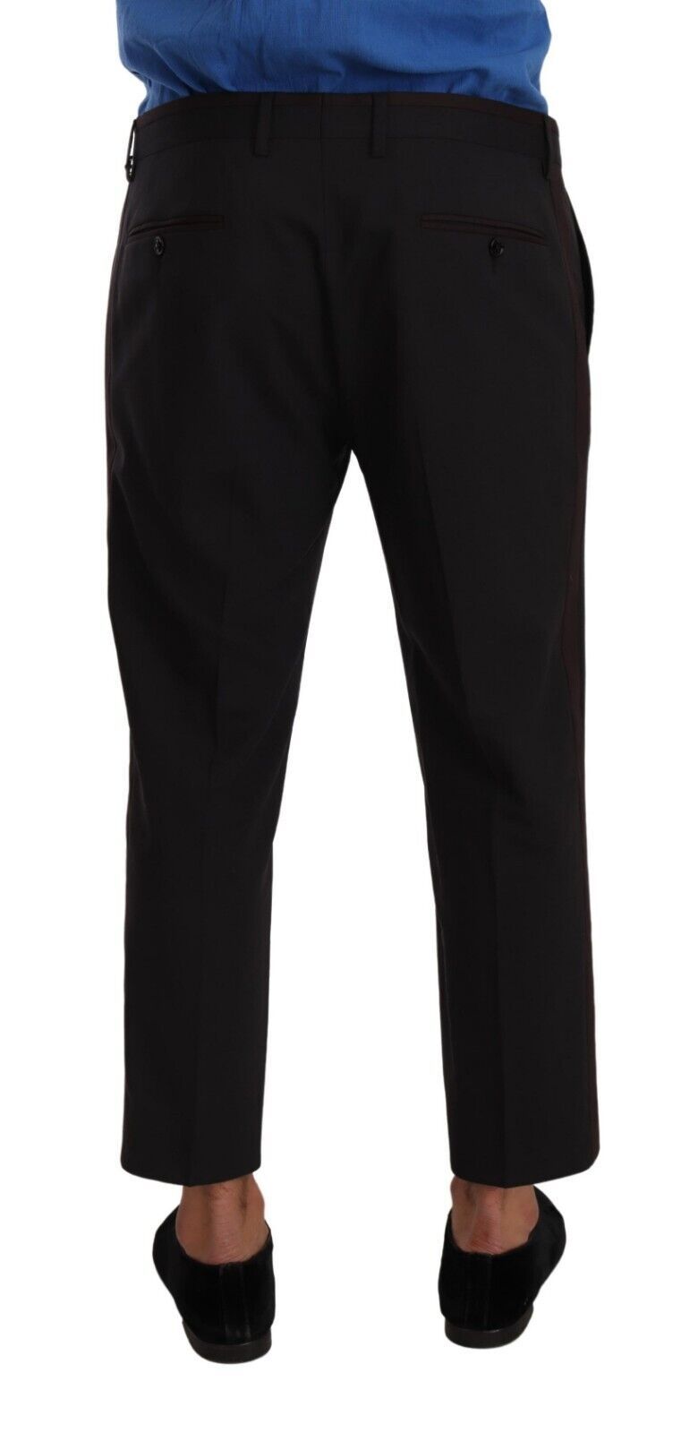 Dolce & Gabbana Elegant Cropped Wool Stretch Pants - IT52 | XL