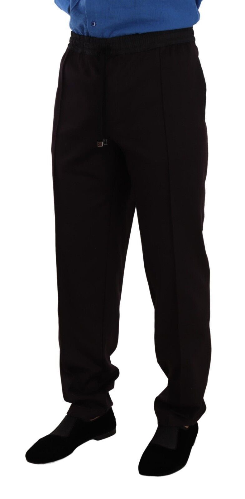 Dolce & Gabbana Elegant Burgundy Cotton Joggers - IT58 | XXL