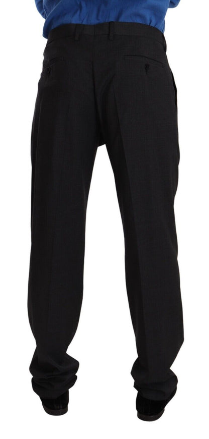 Dolce & Gabbana Elegant Gray Formal Men’s Trousers - IT54 | XL