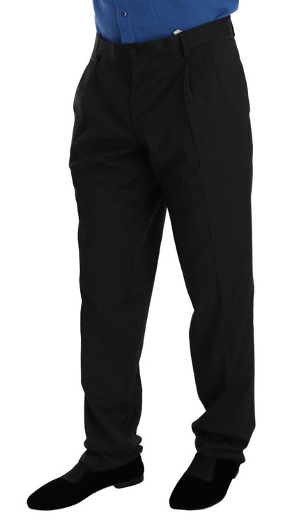 Dolce & Gabbana Elegant Gray Formal Men’s Trousers - IT54 | XL