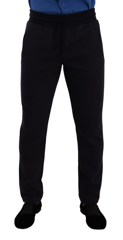 Dolce & Gabbana Elegant Blue Jogger Pants for Men - IT46 | S