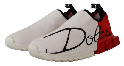 Dolce & Gabbana Elegant Sorrento Sneakers in White - EU39/US6