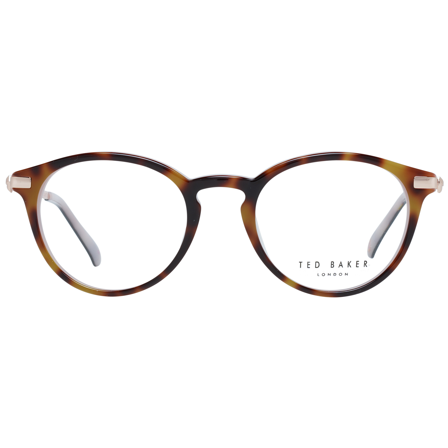 Ted Baker Chic Brown Round Full-Rim Fashion Frames