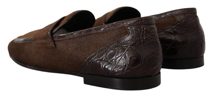 Dolce & Gabbana Exquisite Exotic Leather Loafers - EU44/US11