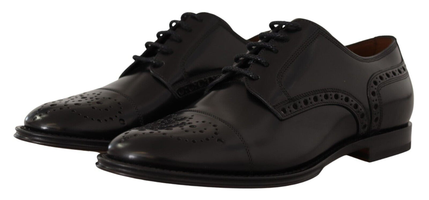 Dolce & Gabbana Elegant Wingtip Oxford Formal Shoes - EU39/US6