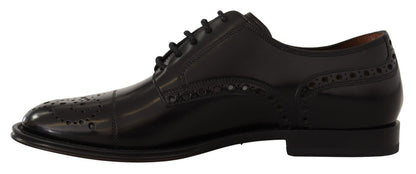 Dolce & Gabbana Elegant Wingtip Oxford Formal Shoes - EU39/US6