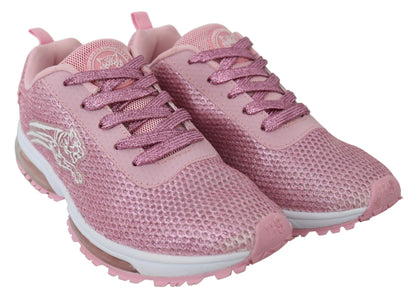 Plein Sport Chic Powder Pink High-Craft Sneakers - EU41/US11