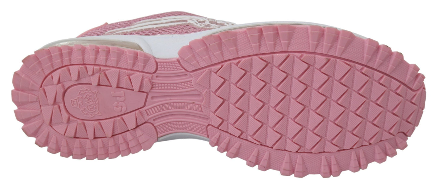 Plein Sport Chic Powder Pink High-Craft Sneakers - EU41/US11