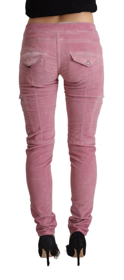 Acht Chic Pink Low Waist Skinny Jeans