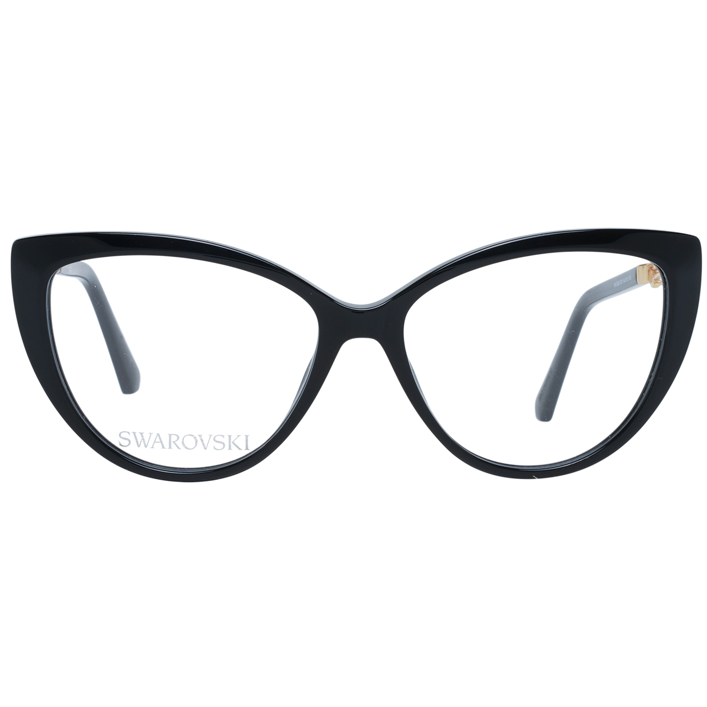 Swarovski Elegant Black Cat Eye Designer Eyeglasses