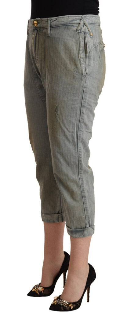 CYCLE Chic Mid Waist Cropped Skinny Pants