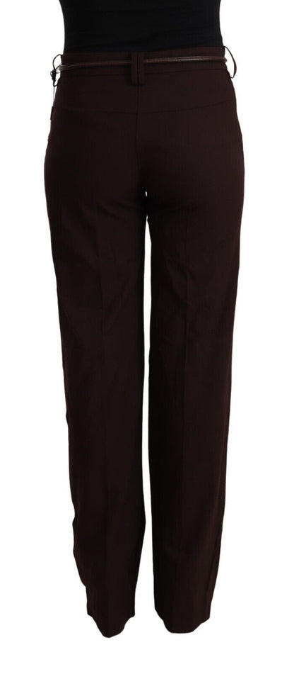 Patrizia Pepe Elegant High Waist Straight Formal Pants - IT44|L