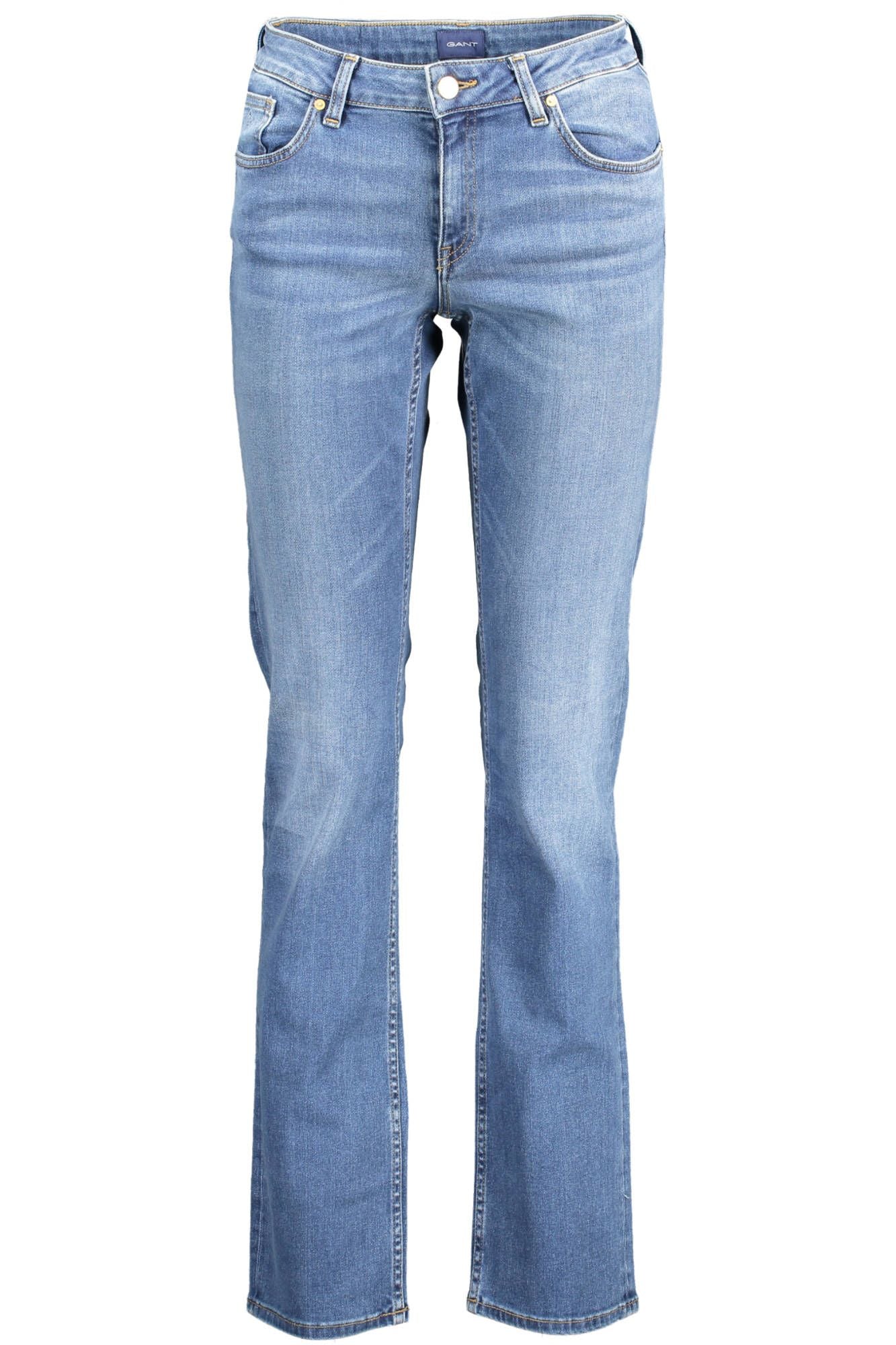 Gant Blue Cotton Women Jeans - W25 | L34