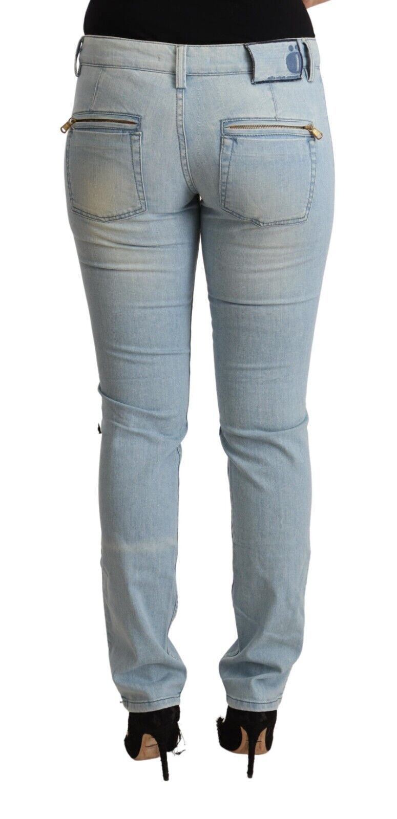 MILA SCHÖN Elegant Slim Fit Cotton Blend Jeans - W26