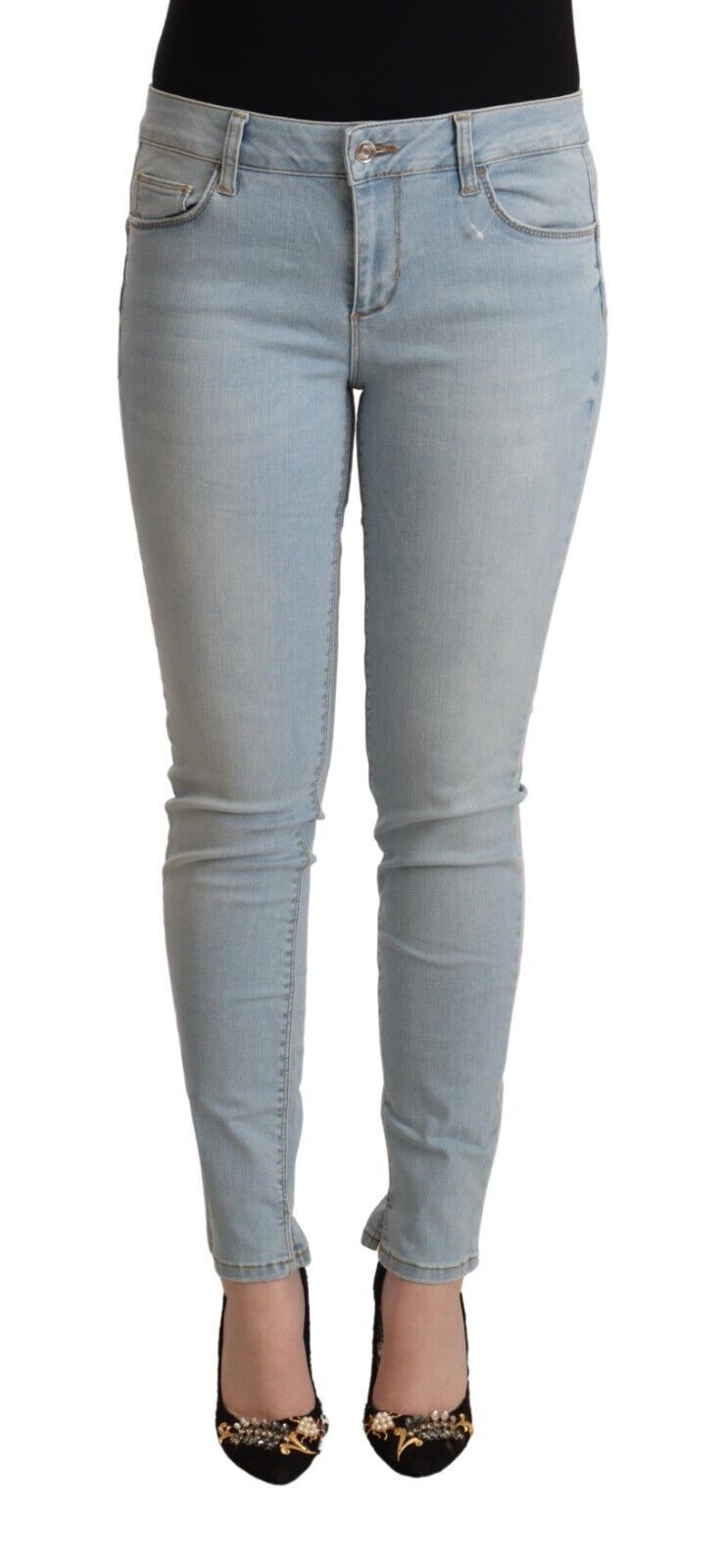 Liu Jo Light Blue Mid Waist Skinny Denim - W32