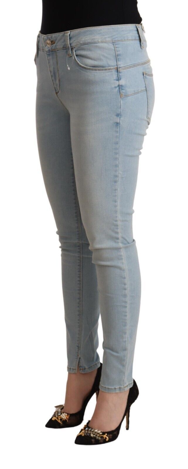 Liu Jo Light Blue Mid Waist Skinny Denim - W32