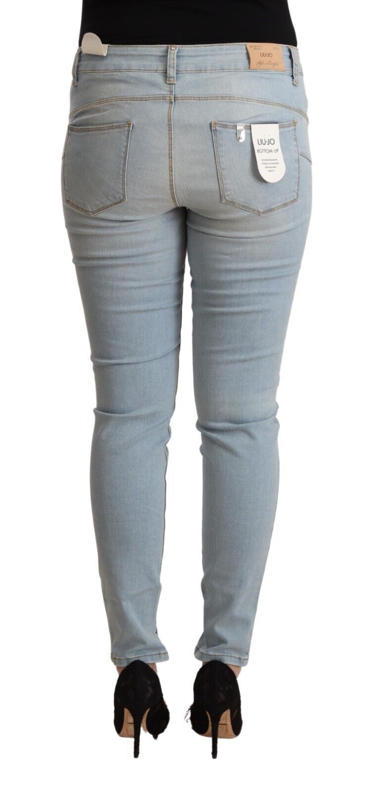 Liu Jo Light Blue Mid Waist Skinny Denim - W32