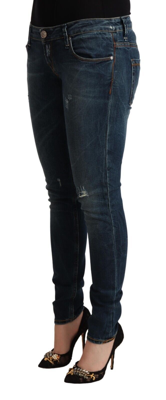 Acht Chic Low Waist Skinny Denim Jeans - W30