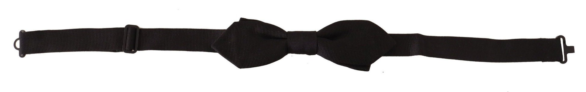 Dolce & Gabbana Elegant Black Silk Bow Tie