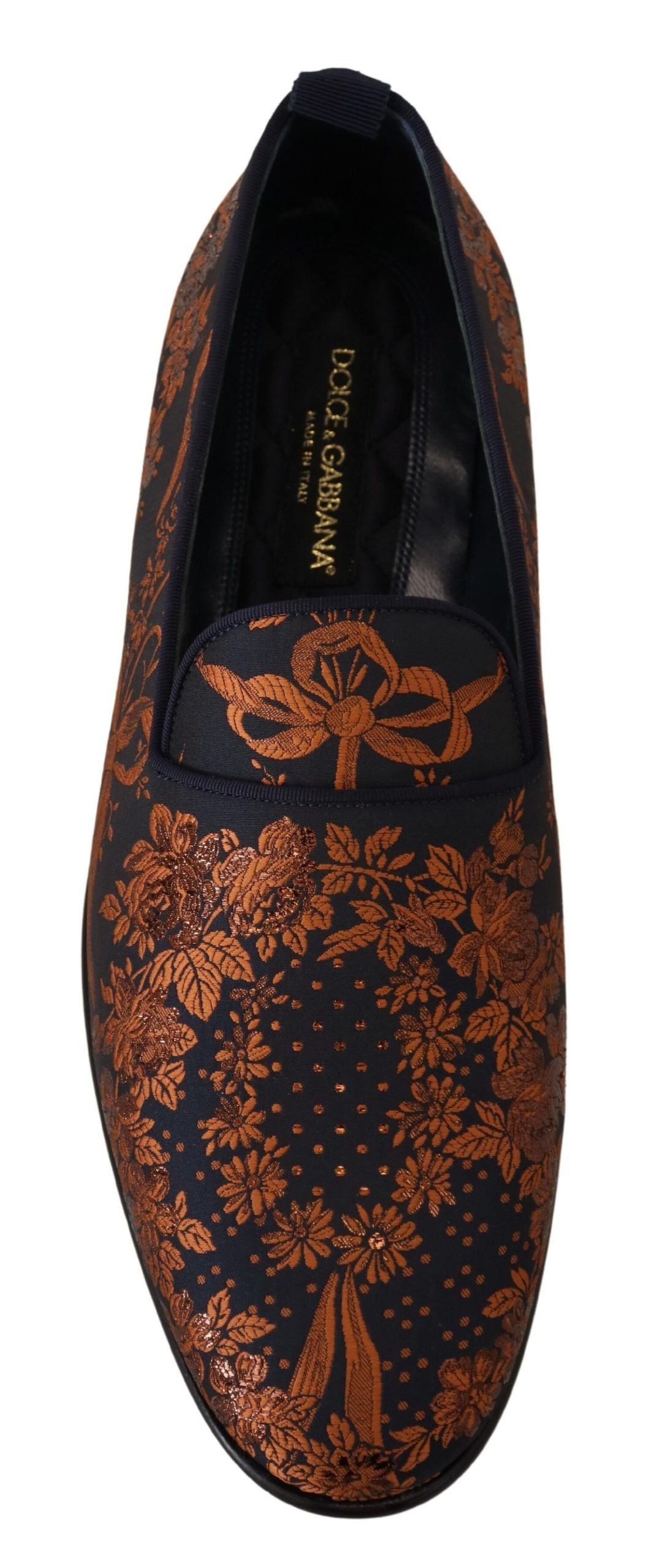 Dolce & Gabbana Elegant Floral Slip-On Loafers