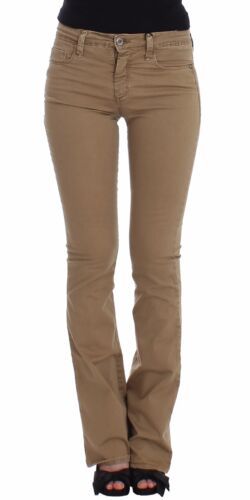 Costume National Chic Beige Straight Leg Fashion Jeans - W26