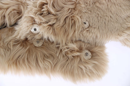 Dolce & Gabbana Elegant Alpaca Fur Shoulder Wrap in Beige - IT40 | XS