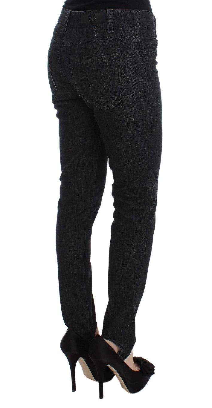 Ermanno Scervino Elegant Slim Fit Blue Jeans