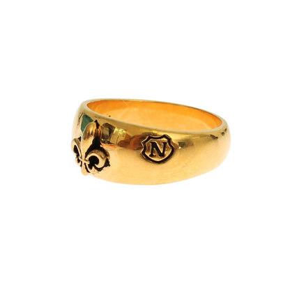 Nialaya Exclusive Gold-Plated Men’s Ring